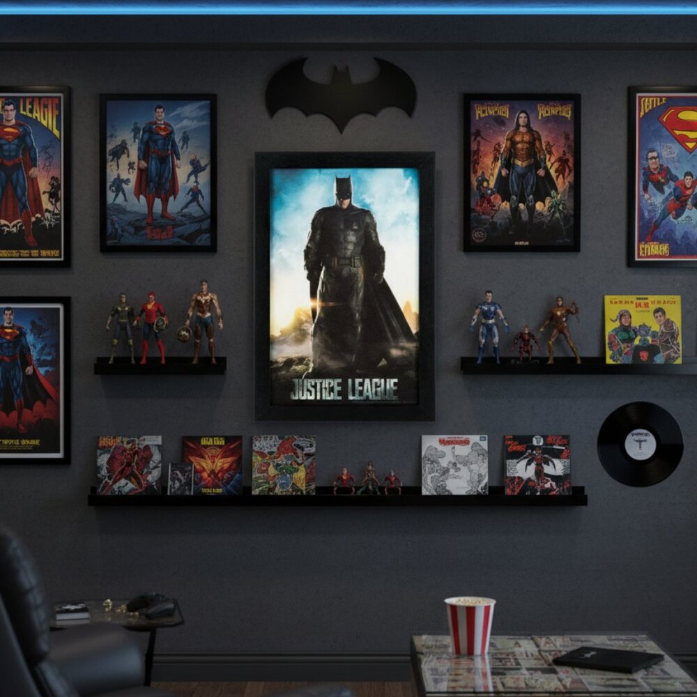 DC Comics Justice League Batman Wood Wall Art Home Decoration